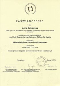 Zespół 23 balans psychoterapia