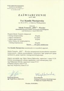 Zespół 29 balans psychoterapia