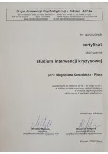 Zespół 46 certyfikat Magda 8 pdf